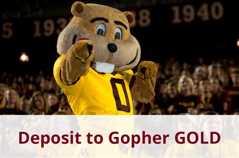 gopher gold balance|gopher gold deposit.